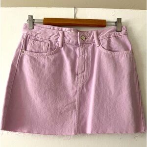 Zara lavender mini skirt size medium